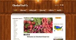 Desktop Screenshot of clevelandseeds.com